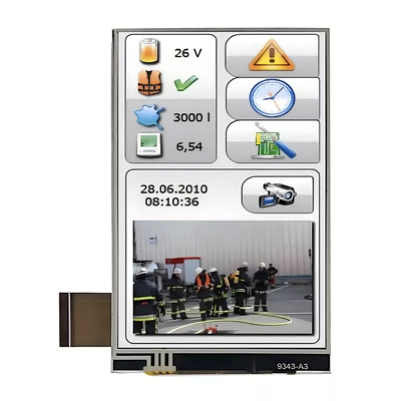 3,97 '' 480x800 Module TFT TFT Touch IPS résistif