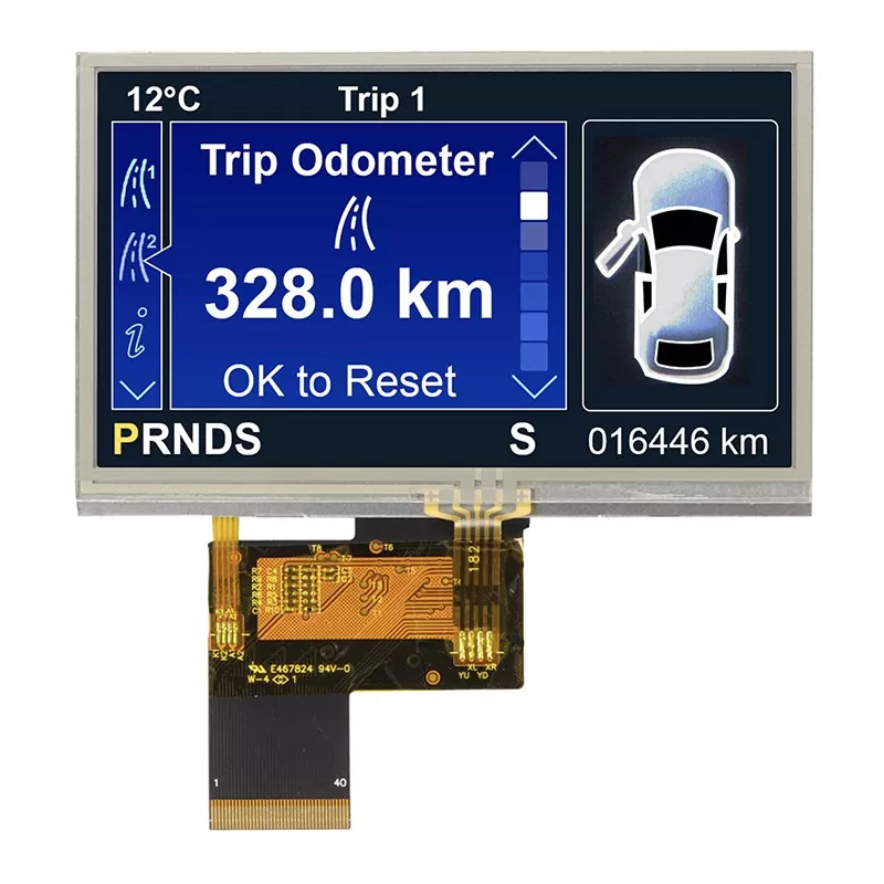4,3 pouces 480x272 Module TFT Touch TOT